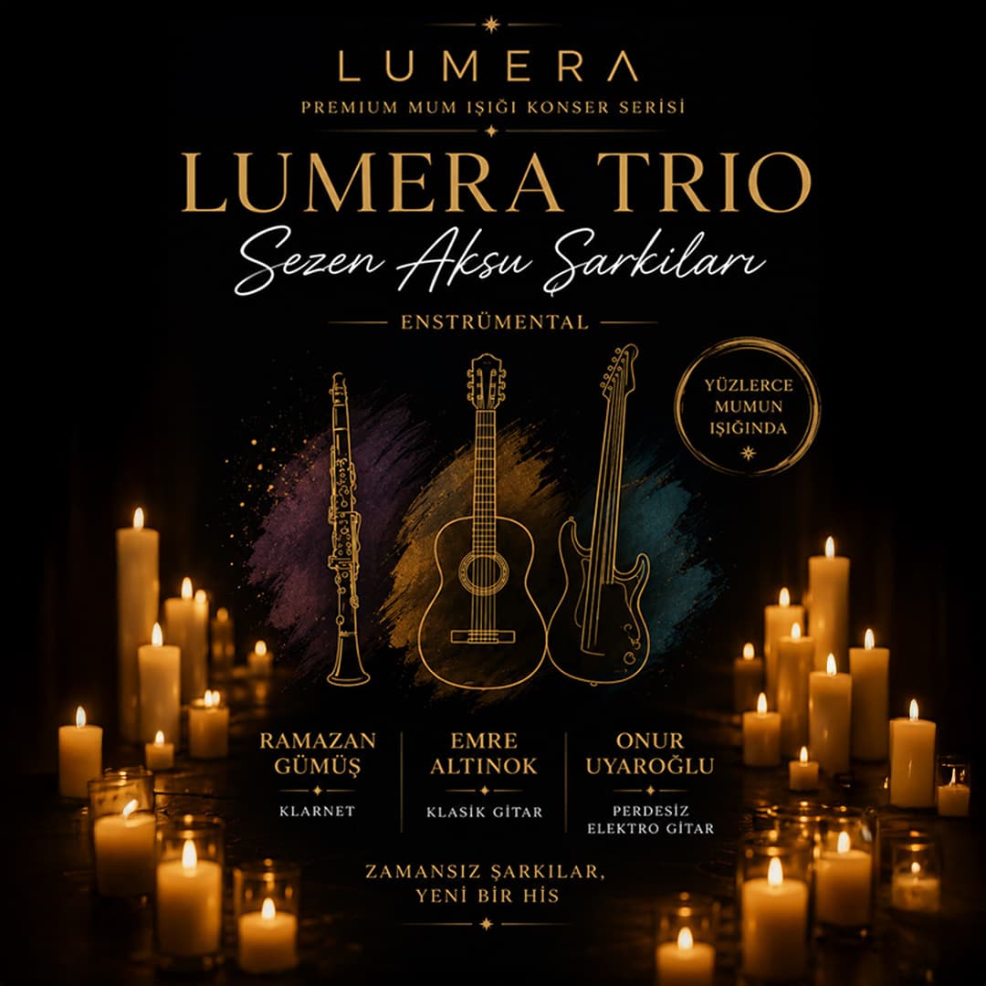 Lumera Trio Sezen Aksu Şarkıları — Samsun Ata Sahne etkinlik görseli