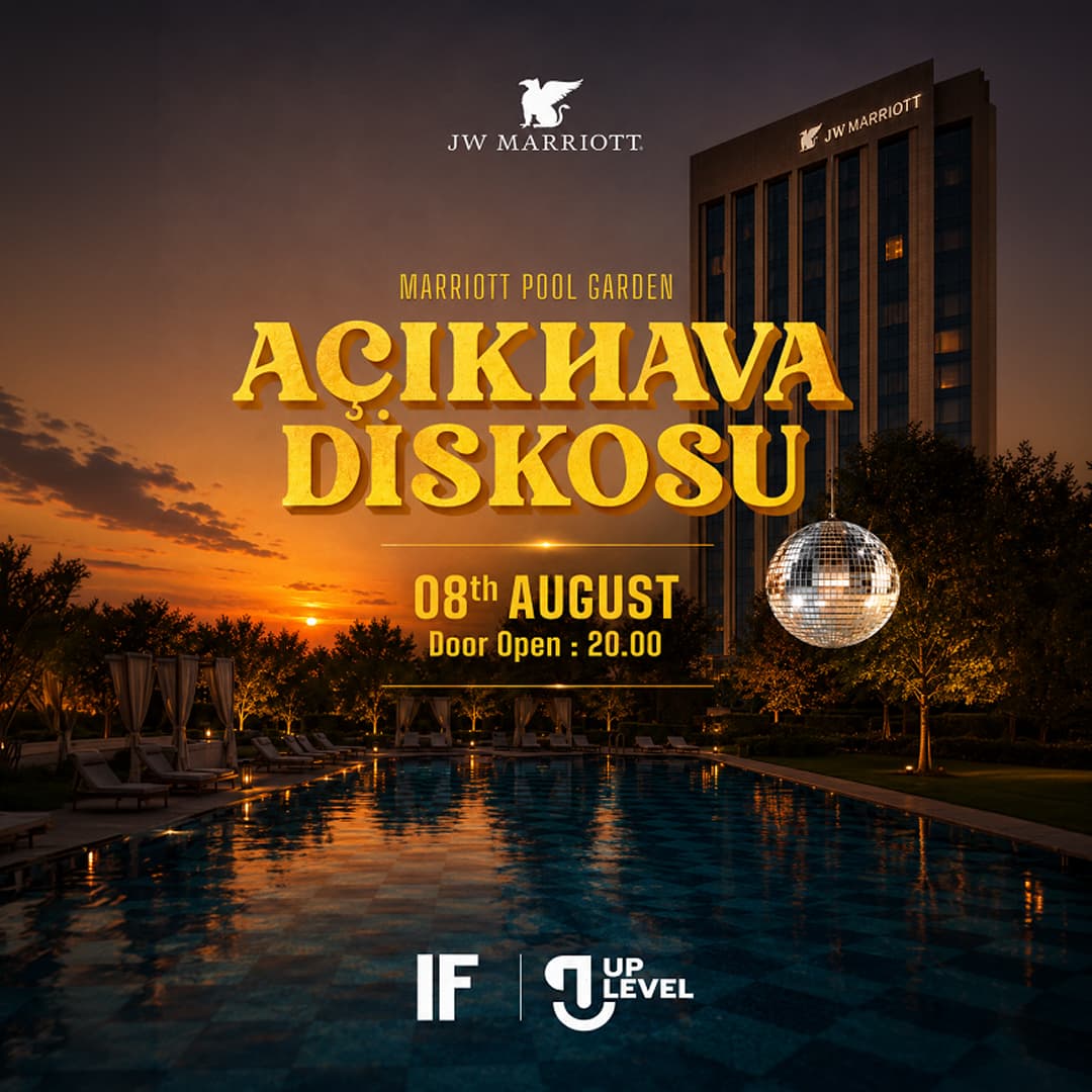 Açıkhava Diskosu — JW Marriott Ankara etkinlik afişi