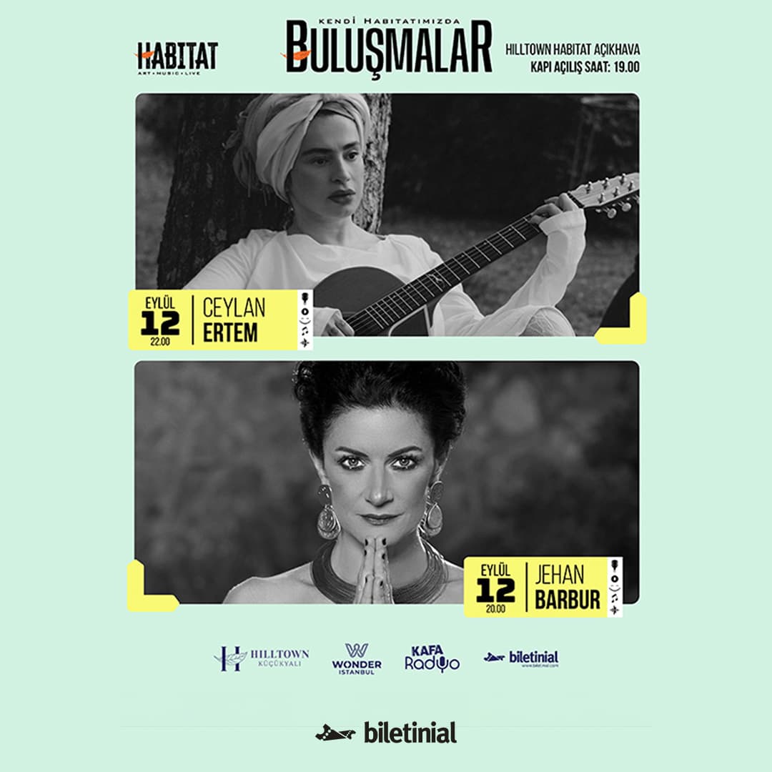 HABITAT Art Music Live Jehan Barbur & Ceylan Ertem — HABİTAT Hilltown, İstanbul etkinlik görseli