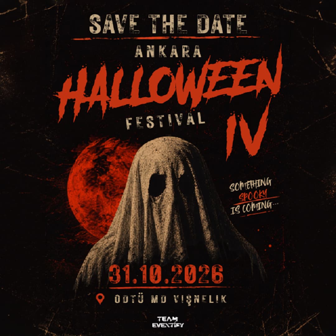 Ankara Halloween Festival IV — ODTÜ Vişnelik Tesisleri, Ankara etkinlik afişi