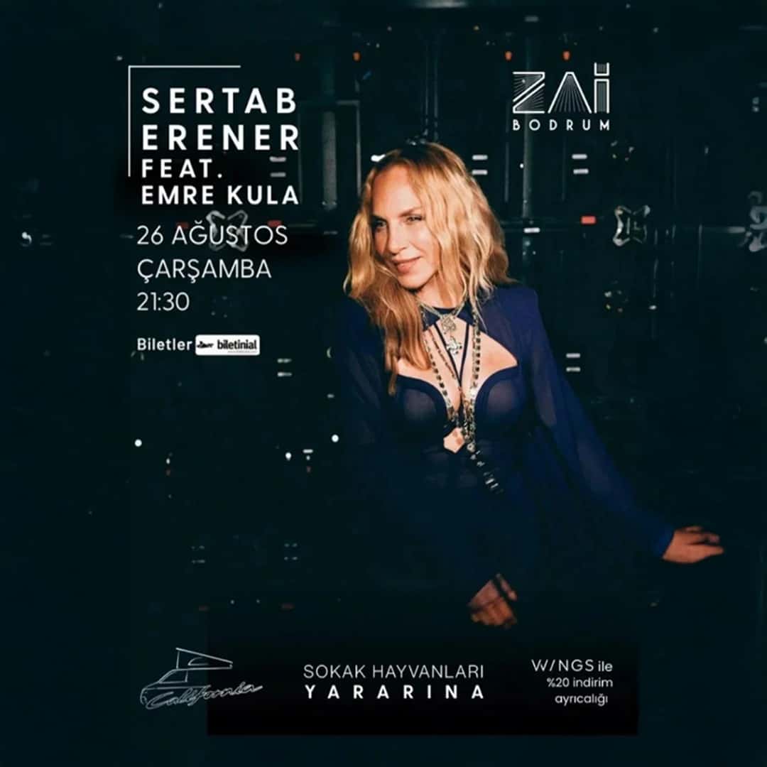 Sertab Erener feat. Emre Kula — Zai Bodrum, Muğla etkinlik görseli