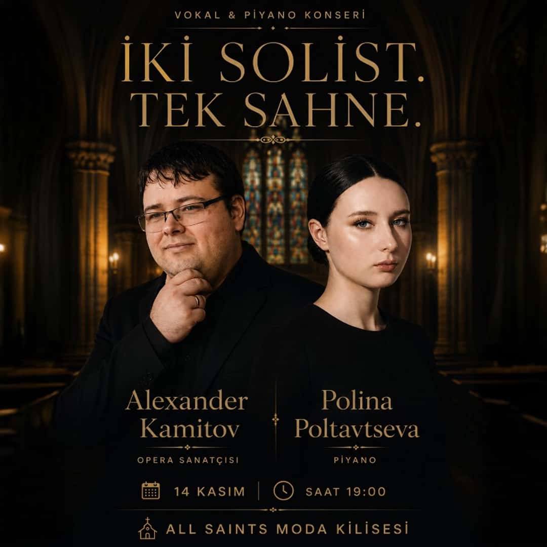 İki Solist, Tek Sahne — All Saints Moda Kilisesi, İstanbul etkinlik görseli