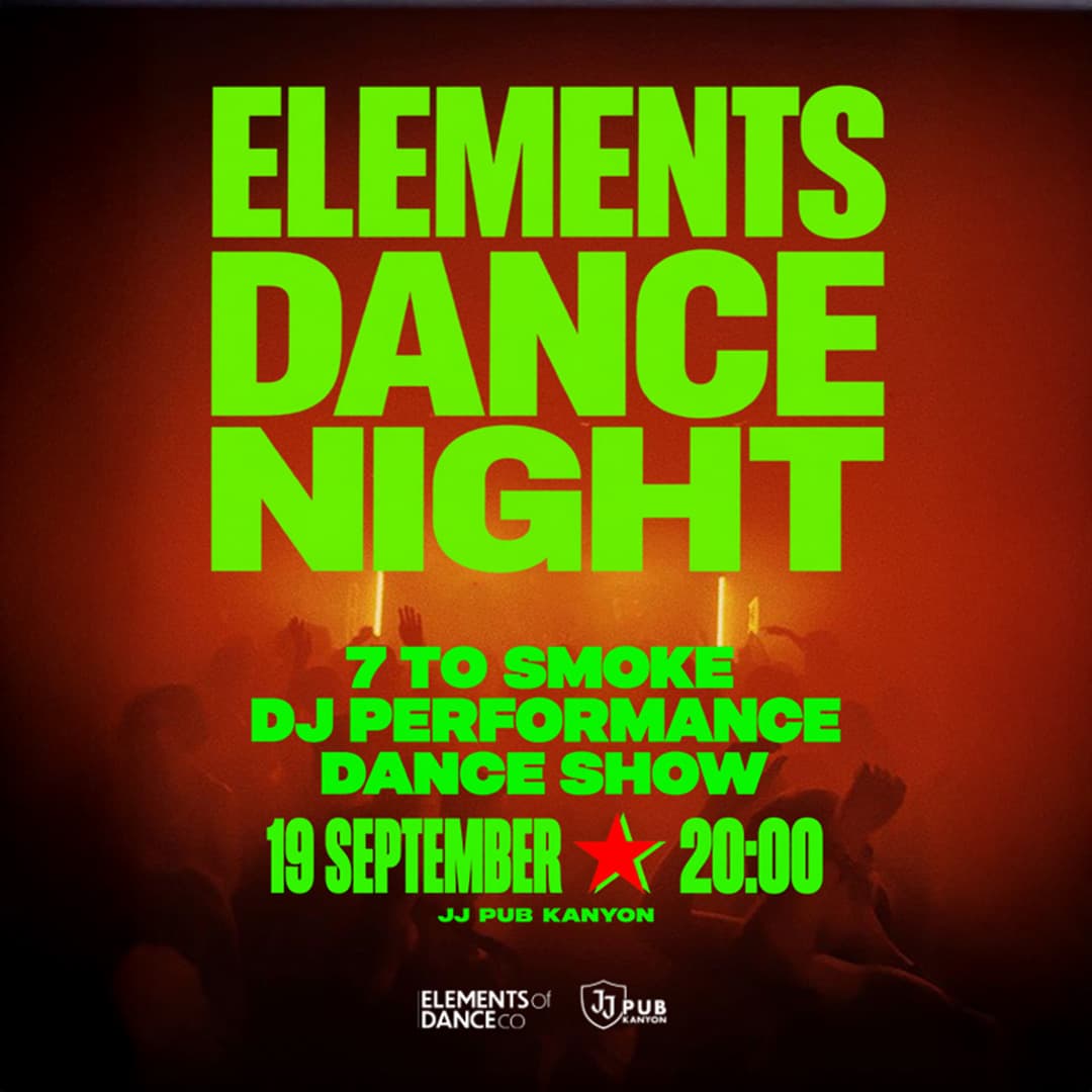 Elements Dance Night — JJ Pub Kanyon, İstanbul etkinlik afişi