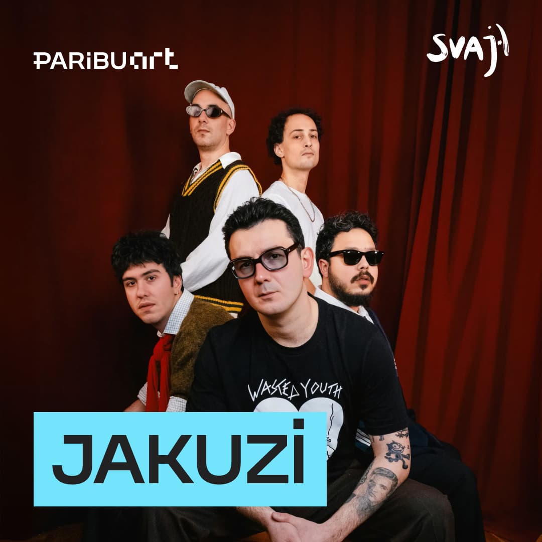 Jakuzi / Support: Casablanca Drivers — Paribu Art, İstanbul etkinlik afişi