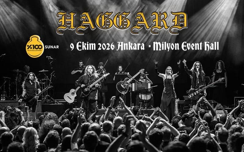 %100 Metal Sunar: Haggard | Ankara — Ankara Milyon Performance Hall etkinlik afişi