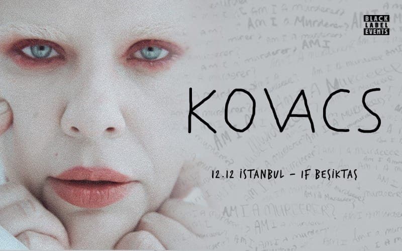Kovacs | İstanbul — IF Performance Hall Beşiktaş, İstanbul etkinlik afişi