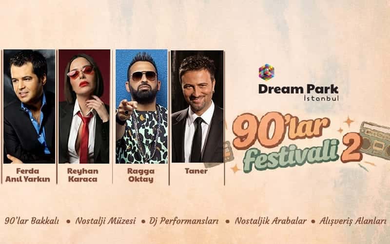 90’lar Festivali — Dream Park İstanbul etkinlik görseli