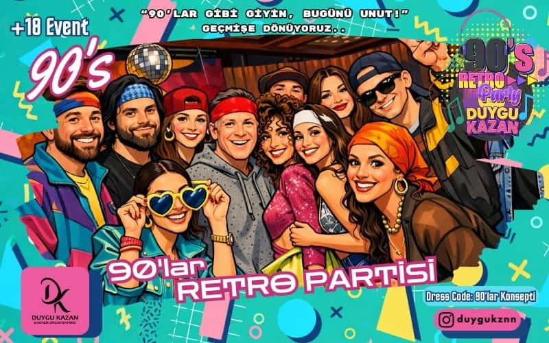 Duygu Kazan’la 90’lar Retrosu — Holly Stone Performance Hall Bursa etkinlik görseli