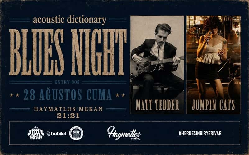 Acoustic Dictionary Blues Night — Haymatlos Mekan, Ankara etkinlik görseli