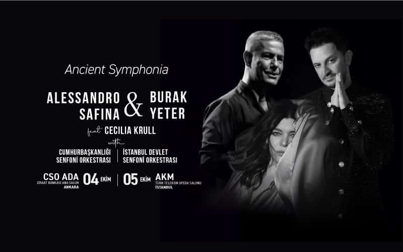 Alessandro Safina & Burak Yeter feat Cecilia Krull — CSO Ada Ankara - Ana Salon etkinlik görseli