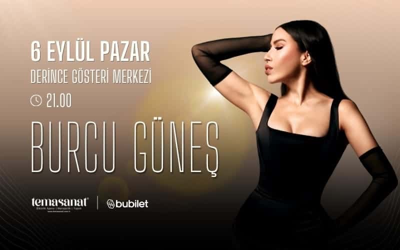 Burcu Güneş — Kocaeli Derince Belediyesi Gösteri Merkezi etkinlik görseli