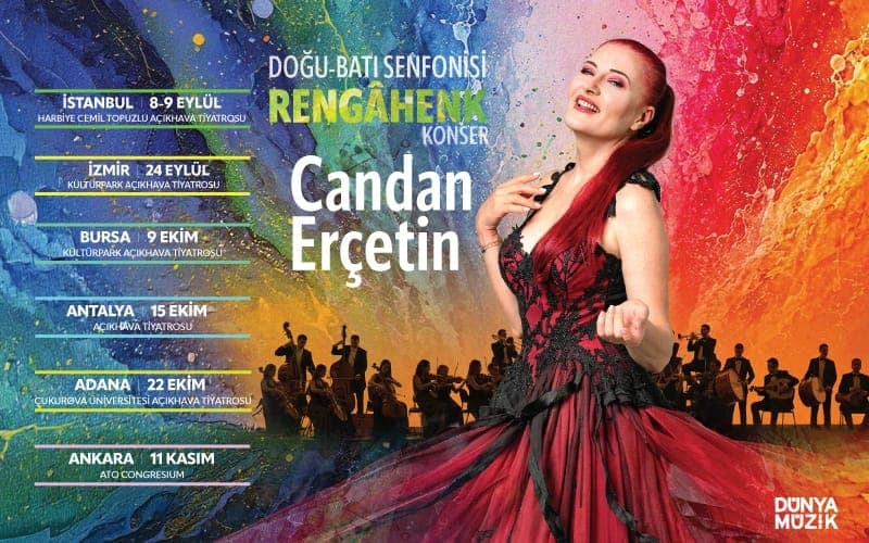 Candan Erçetin – Doğu Batı Senfonisi – Rengâhenk — Congresium Ankara etkinlik görseli