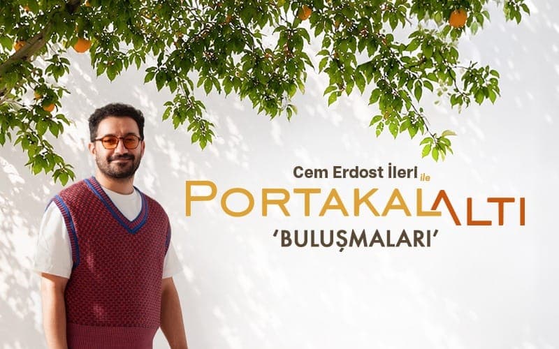 Cem Erdost İleri ile PortakalAltı Buluşmaları — Kadıköy Selamiçeşme Özgürlük Parkı Amfi Tiyatro, İstanbul etkinlik afişi