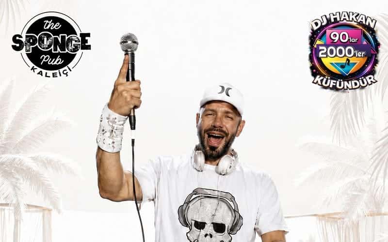 Dj Hakan Küfündür 90’lar & 2000’ler White Party — Sponge Pub Kaleiçi, Antalya etkinlik görseli