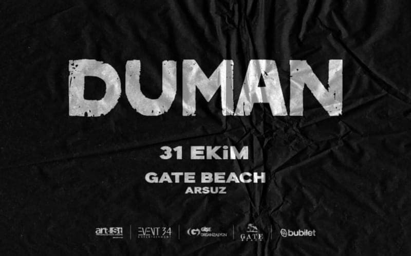 Duman — Gate Beach, Hatay etkinlik görseli