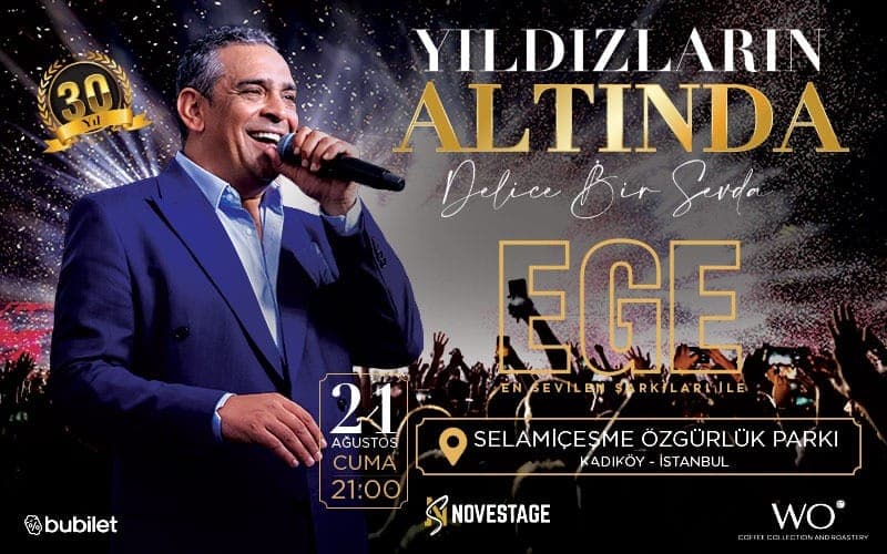 EGE Yıldızların Altında 30.Yıl — Kadıköy Selamiçeşme Özgürlük Parkı Amfi Tiyatro, İstanbul etkinlik görseli