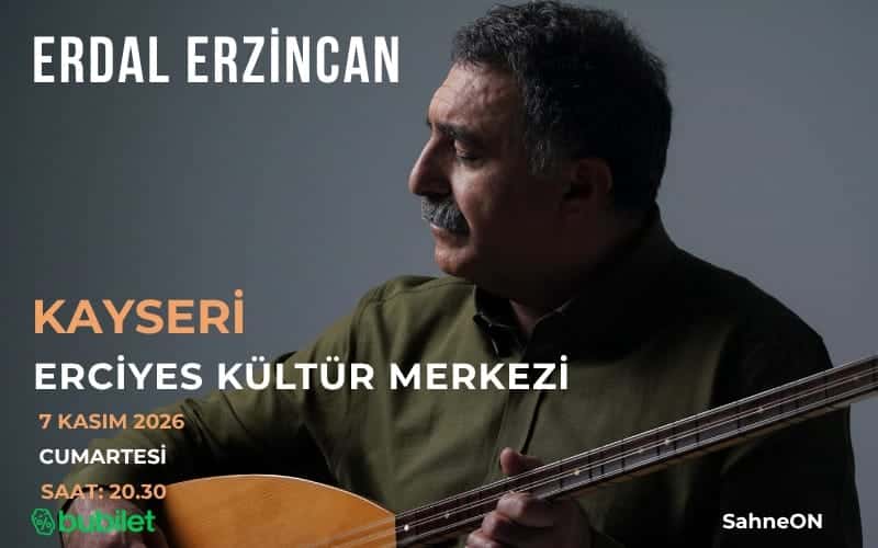 Erdal Erzincan — EKM Erciyes Kültür Merkezi, Kayseri etkinlik görseli