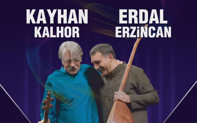 Erdal Erzincan & Kayhan Kalhor — İstanbul Kongre Merkezi Harbiye Oditoryumu etkinlik görseli