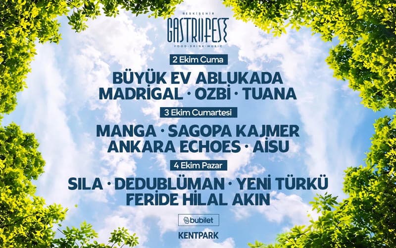 Eskişehir Gastro Fest — Eskişehir Büyükşehir Belediyesi Kentpark etkinlik görseli