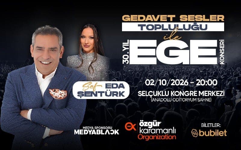 Gedavet Sesler Topluluğu ile 30.Yıl Ege — Selçuklu Kongre Merkezi Anadolu Sahne, Konya etkinlik görseli