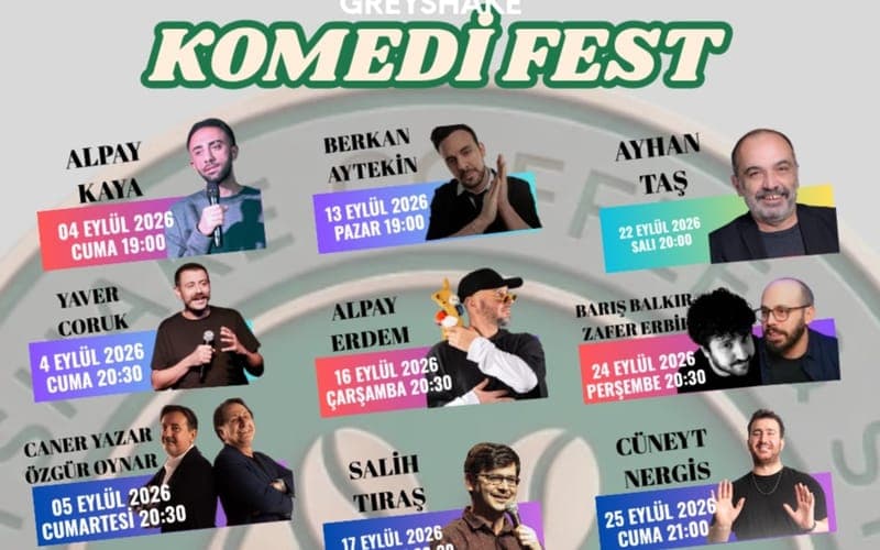 Greyshake Komedi Festivali — Greyshake and Grey Sahne Comedy Club, Ankara etkinlik görseli