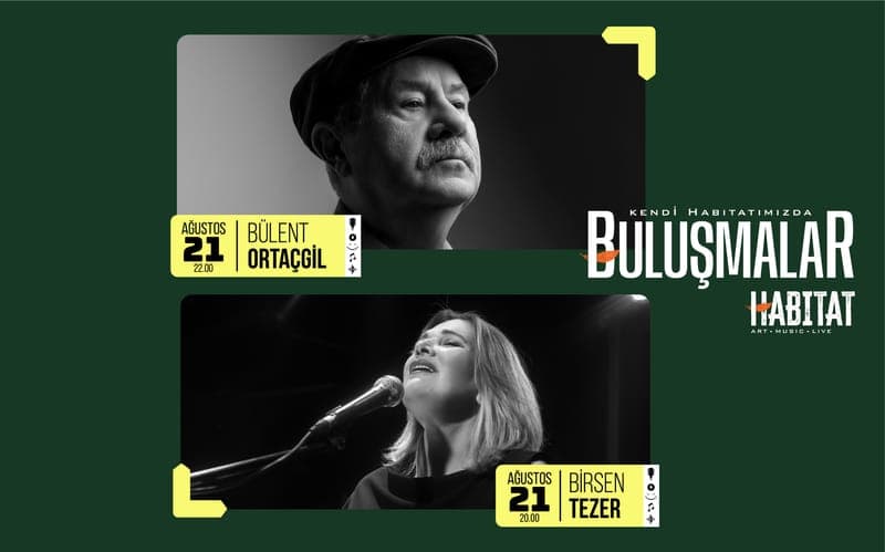 HABITAT Art Music Live Birsen Tezer & Bülent Ortaçgil — HABİTAT Hilltown, İstanbul etkinlik görseli