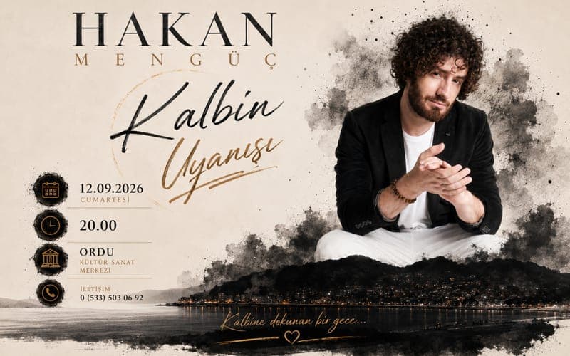 Hakan Mengüç ile Ney Dinletisi & Kişisel Gelişim Söyleşisi & İmza Günü — Ordu Kültür Sanat Merkezi etkinlik görseli