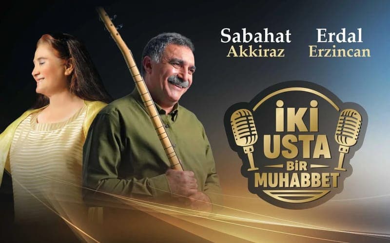 İki Usta Bir Muhabbet | Sabahat Akkiraz & Erdal Erzincan — Paribu Vadi Açıkhava, İstanbul etkinlik görseli