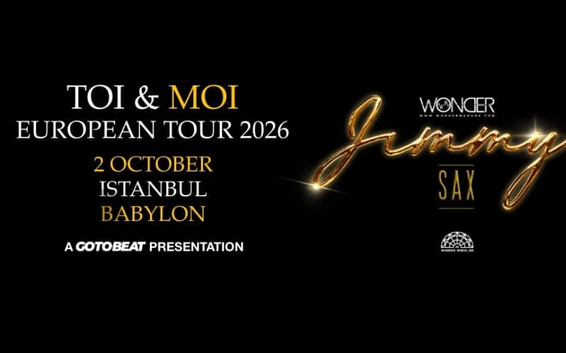 JIMMY SAX – Toi & Moi European Tour 2026 — Babylon, İstanbul etkinlik görseli