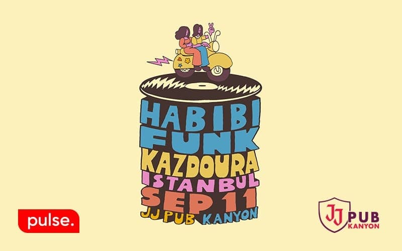Kazdoura (Live) + Habibi Funk DJ Set — JJ Pub Kanyon, İstanbul etkinlik görseli