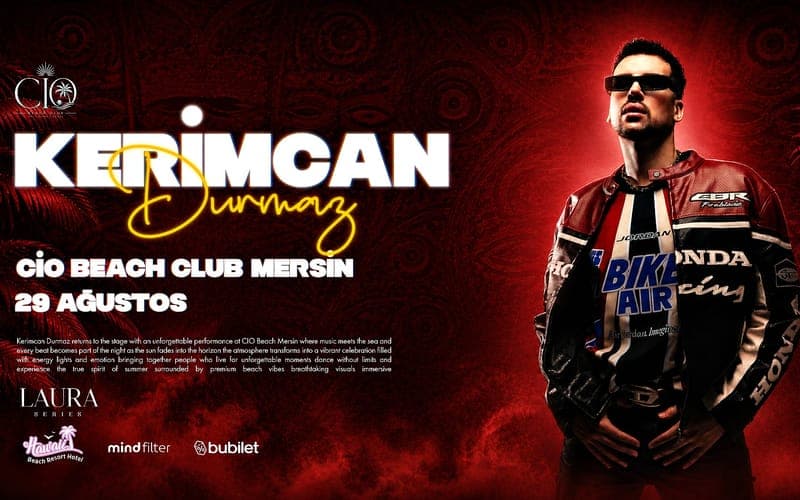 Kerimcan Durmaz — CİO Beach Club, Mersin etkinlik görseli