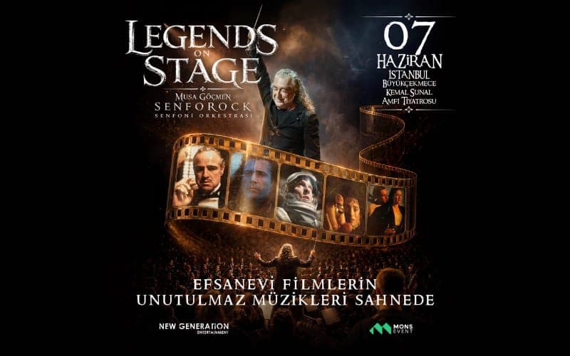 Legends On Stage – İstanbul — Büyükçekmece Kültürpark Kemal Sunal Amfi Tiyatro, İstanbul etkinlik görseli