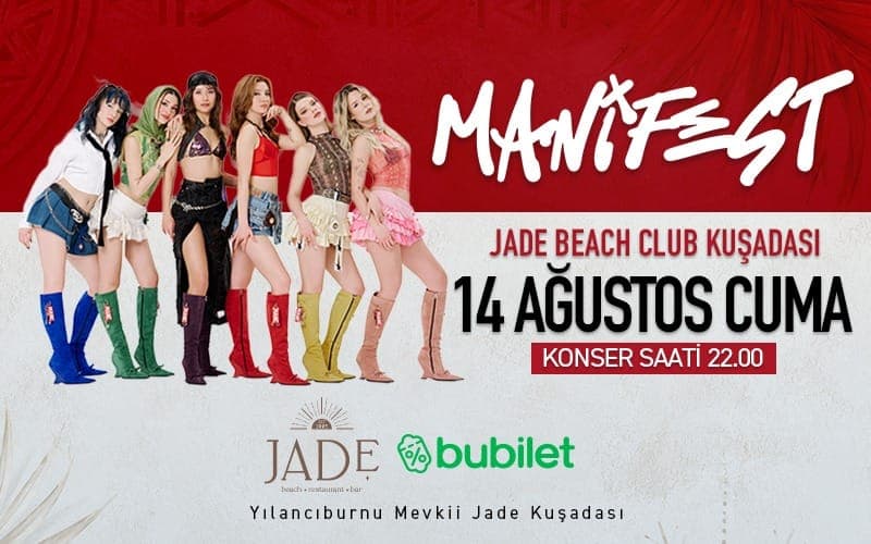 Manifest — Kuşadası Jade Beach Club, Aydın etkinlik görseli