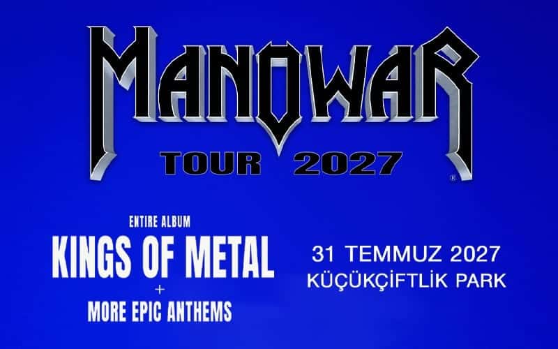 Manowar — KüçükÇiftlik Park, İstanbul etkinlik görseli