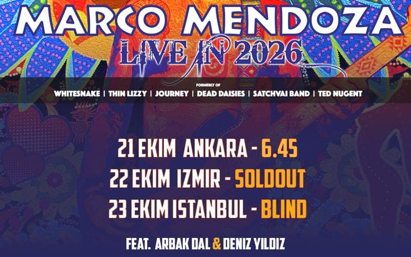 Marco Mendoza — 6:45 KK Ankara etkinlik görseli