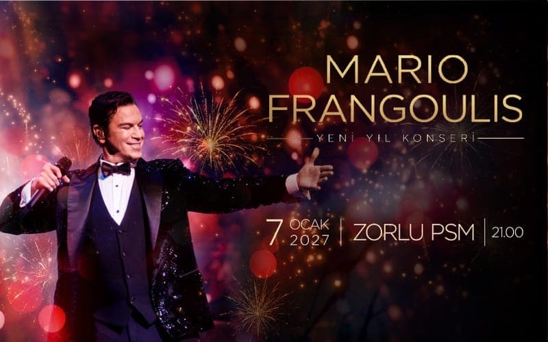 Mario Frangoulis: Yeni Yıl — Zorlu PSM - Turkcell Sahnesi, İstanbul etkinlik görseli