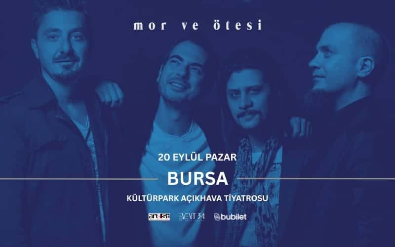 mor ve ötesi — Bursa Kültürpark Açıkhava Tiyatrosu etkinlik görseli