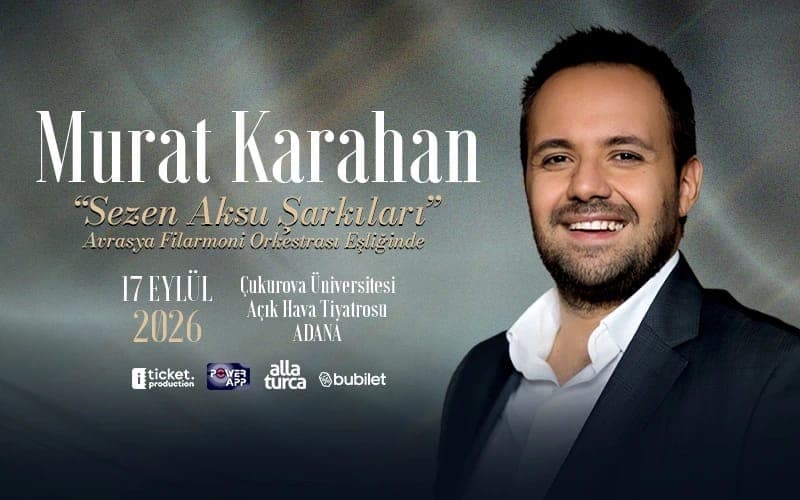 Murat Karahan – Sezen Aksu Şarkıları — Adana Çukurova Üniversitesi Açıkhava Tiyatrosu etkinlik görseli