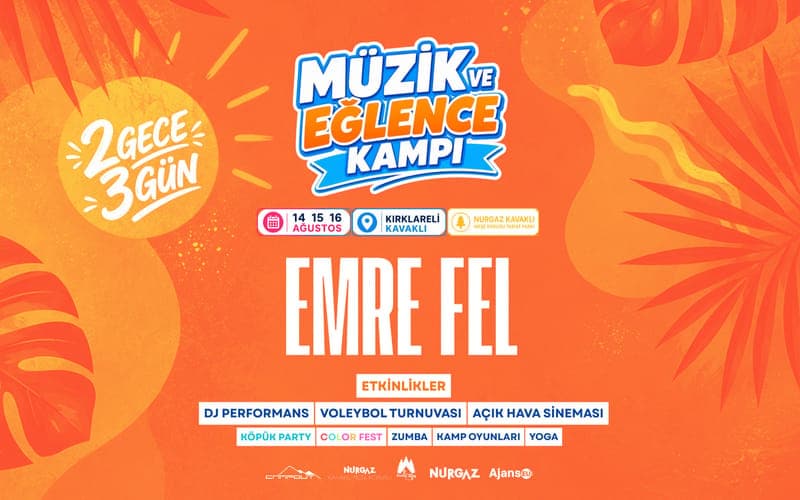 Müzik ve Eğlence Kampı Kampway X Nurgaz — Nurgaz Kavaklı Meşe Korusu Milli Parkı, Kırklareli etkinlik görseli