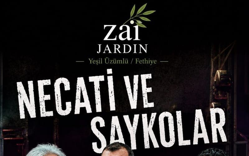 Necati ve Saykolar — Zai Jardin, Muğla etkinlik afişi