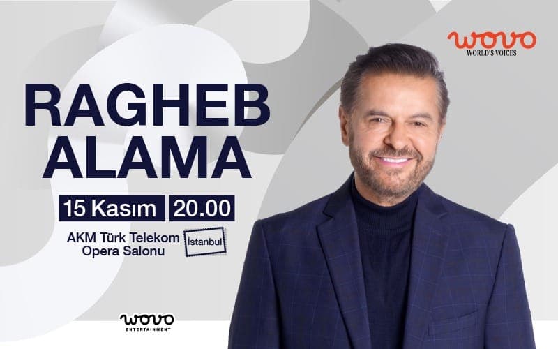 Ragheb Alama — AKM Türk Telekom Opera Salonu, İstanbul etkinlik afişi