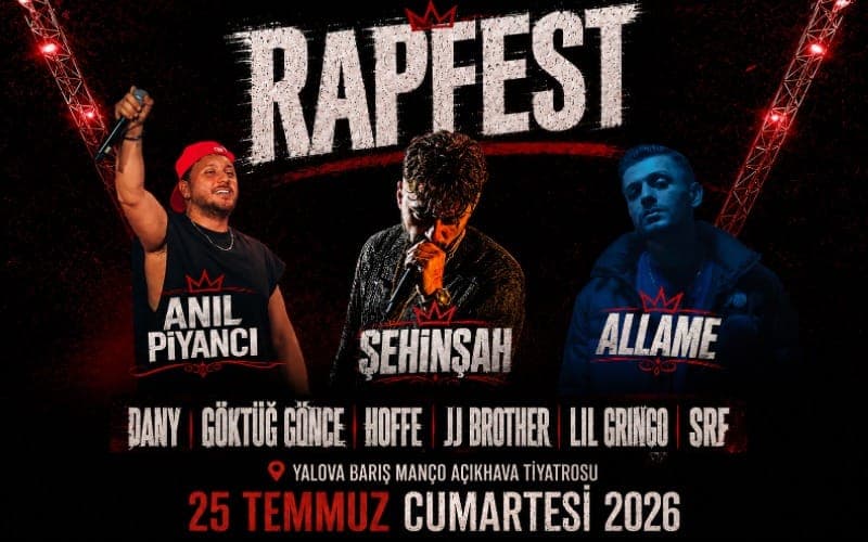 Rapfest Yalova — Yalova Barış Manço Açıkhava Tiyatrosu etkinlik görseli