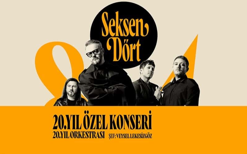 Seksendört 20. Yıl Özel — Kültürpark Açıkhava Tiyatrosu, İzmir etkinlik görseli