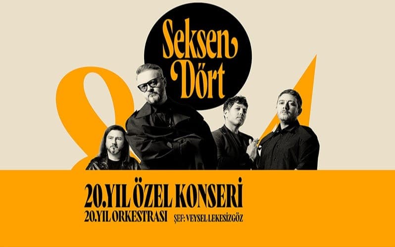 Seksendört 20. Yıl Özel — Kültürpark Açıkhava Tiyatrosu, İzmir etkinlik afişi