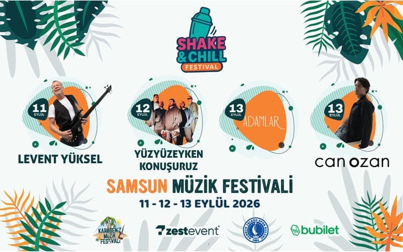 SHAKE & CHILL FEST — Samsun Yelken Kulübü etkinlik görseli