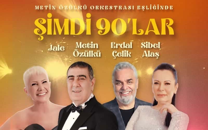 Şimdi 90’lar — Kadıköy Selamiçeşme Özgürlük Parkı Amfi Tiyatro, İstanbul etkinlik görseli