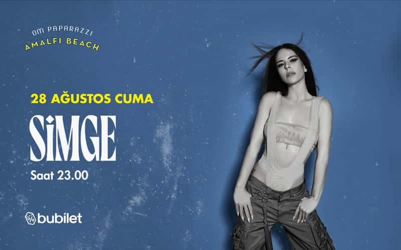 Simge Sağın — OM Paparazzi, İzmir etkinlik görseli