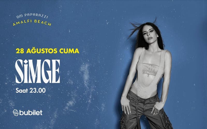 Simge Sağın — OM Paparazzi, İzmir etkinlik görseli