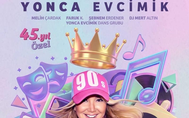 Yonca’nın 90’lar Expresi — Kadıköy Selamiçeşme Özgürlük Parkı Amfi Tiyatro, İstanbul etkinlik afişi