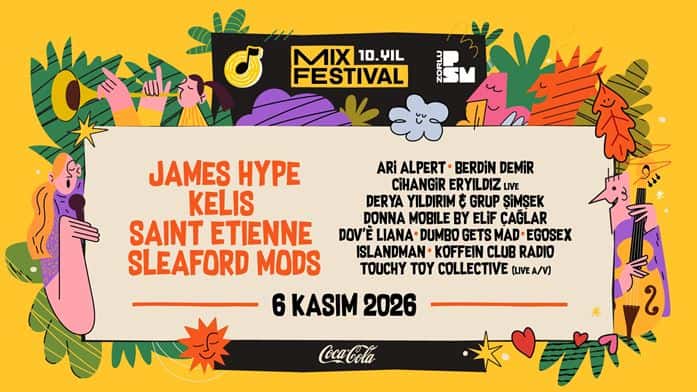 MIX Festival 2026: 10th Anniversary — Zorlu PSM - İstanbul etkinlik görseli
